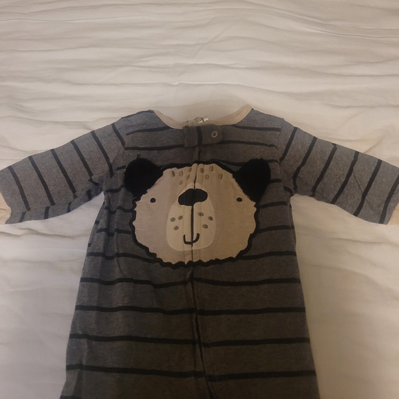 3 pieces of footed pajamas - Picture 5 of 9